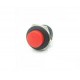 16mm SPST mygtukas (nefiksuojantis, NO, raudonas)