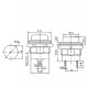 16mm SPST mygtukas (nefiksuojantis, NO, raudonas)