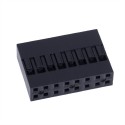 2x8P korpusas 2,54mm laidų kontaktų grupavimui