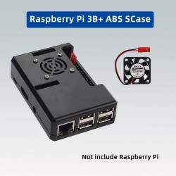 Raspberry Pi 3B+ plastikinis korpusas su ventiliatoriumi
