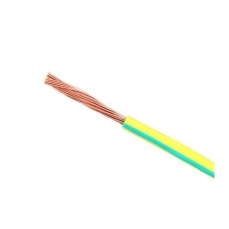 Lankstus (daugiagyslis) kabelis LGY 1x0,75mm2 geltonai žalias (1m)