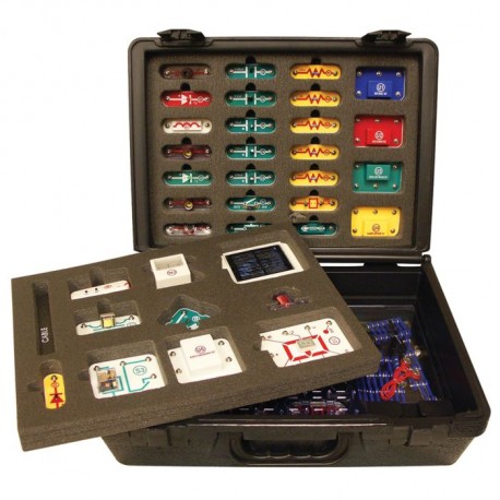 Rinkinys Snap Circuits Extreme SC-750R Educational Deluxe Case