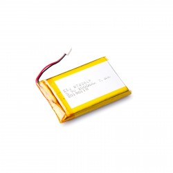 2000mAh 1S 3,7V 1C LiPo akumuliatorių baterija su apsaugos moduliu 103450