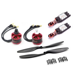 BLDC variklių 2212 920KV CV+CCW rinkinys su SimonK ESC ir prop.