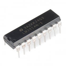 LM3914N-1 mikroschema (linear voltmeter)