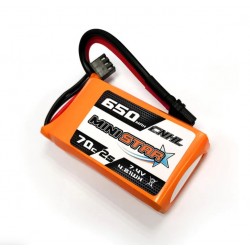 CNHL MiniStar 650mAh 7,4V 2S 70C-140C LiPo akumuliatorių baterija su XT30