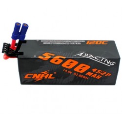 CNHL Racing 5600mAh 14,8V 4S 120C-240C Hard-case LiPo akumuliatorių baterija su EC5