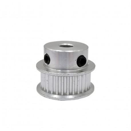 30 dantų krumpliaratis GT2 10mm sinchronizavimo diržams (ašis: 5 mm)