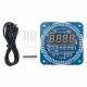 Elektronikos rinkinys: DS1302 laikrodis su žadintuvu ir termometru