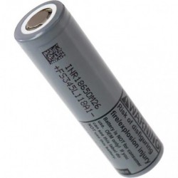 LG INR18650M26 2600mAh 1S 3,65V 10A Li-Ion akumuliatorių baterija 16850