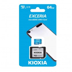 UHS I U1 Class10 MicroSDXC atminties kortelė Kioxia Exceria 64Gb