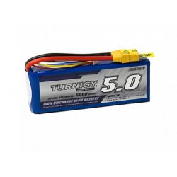 Turnigy 5000mAh 11,1V 3S 30C-40C LiPo akumuliatorių baterija su XT90