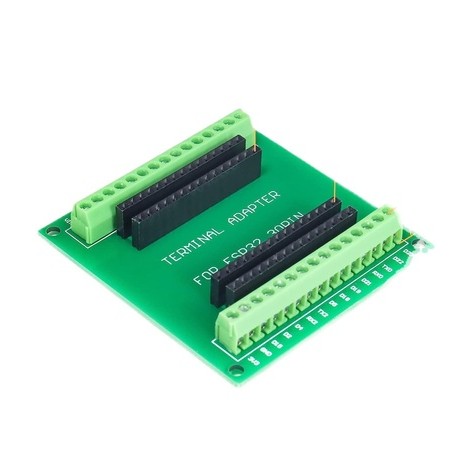 ESP32 terminalų shield'as 30pin