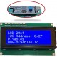 4x20 simbolių LCD modulis su mėlynu pašvietimu