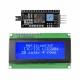 4x20 simbolių LCD modulis su mėlynu pašvietimu