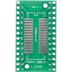 SOP28 SSOP28 TSSOP28 SMD į DIP28 adapteris