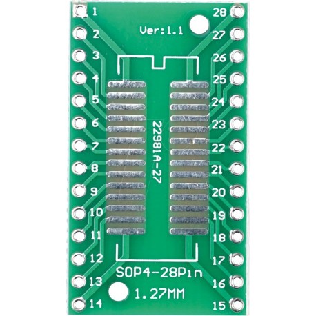SOP28 SSOP28 TSSOP28 SMD į DIP28 adapteris