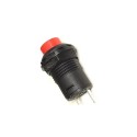 12mm SPST mygtukas (fiksuojantis, NO, raudonas)