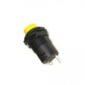 12mm SPST mygtukas (fiksuojantis, NO, geltonas)