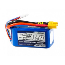 Turnigy 1000mAh 22,2V 6S 65C-130C LiPo akumuliatorių baterija su XT60