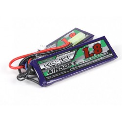 Turnigy nano-tech 1800mAh 7,4V 2S 25C-50C LiPo akumuliatorių baterija su mini-Tamiya