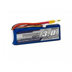 Turnigy 3000mAh 11,1V 3S 20C-30C LiPo akumuliatorių baterija su XT60