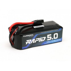 Turnigy Rapid 5000mAh 22,2V 6S 100C-200C LiPo akumuliatorių baterija su XT90