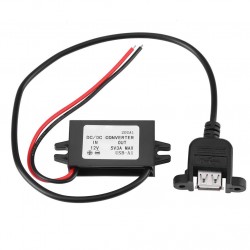 DC/DC step-down 15W maitinimo šaltinis iš 12V (7-20V) į 5V 15W USB A