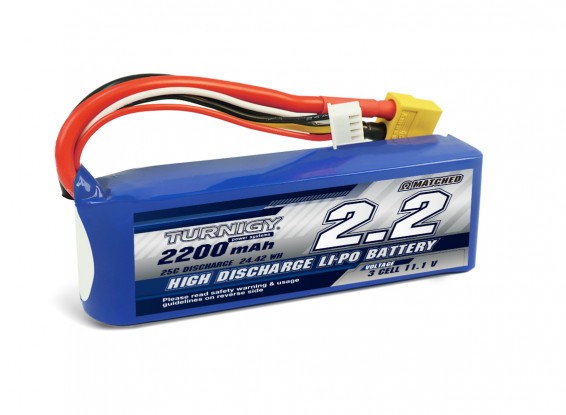 heさま LiPo 2200mah 11,1V 3S 25C