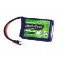 Turnigy nano-tech 500mAh 1S 3,7V 25C-50C LiPo akumuliatorių baterija su 51005 Molex