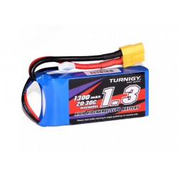 Turnigy 1300mAh 7,4V 2S 20C-30C LiPo akumuliatorių baterija su XT60