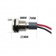 Metalinis 10mm indikatorius su 230V LED pašvietimu (IP67 žalias)