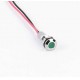 Metalinis 8mm indikatorius su 230V LED pašvietimu (IP67 žalias)