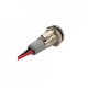Metalinis 8mm indikatorius su 230V LED pašvietimu (IP67 žalias)