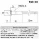 Metalinis 6mm indikatorius su 230V LED pašvietimu (IP65 žalias)