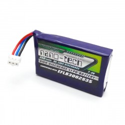 Turnigy nano-tech 450mAh 2S 7,4V 65C-130C LiPo akumuliatorių baterija su JST-RCY