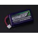 Turnigy nano-tech 450mAh 2S 7,4V 65C-130C LiPo akumuliatorių baterija su JST-RCY