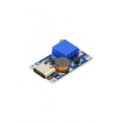 MT3608 Step-up impulsinis maitinimo šaltinis iki 28V iki 2A su TypeC USB įėjimo jungtimi