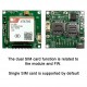 LTE Cat1 ir 1G/2G modulis A7670E-LASE su PCB antena