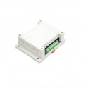 RS485 4 kanalų 7-24V DC relių ir 4 kanalų 3-30V įėjimų Modbus RTU modulis su DIN laikikliu