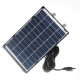 12V 6W fotovoltinis modulis (210x135mm, 3m laidas su 5.5/2.1 jungtimi)