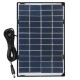 12V 6W fotovoltinis modulis (210x135mm, 3m laidas su 5.5/2.1 jungtimi)