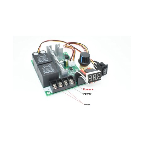 Dvikryptis variklio greičio reguliatorius (PWM signalo generatorius) 50V 40A