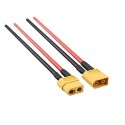 XT60 lizdas ir kištukas su laidais 2pin 12AWG