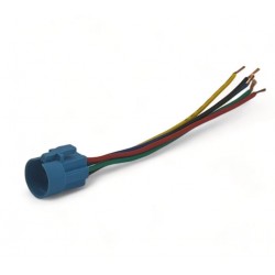 5 kontaktų lizdas 19mm jungikliams su LED