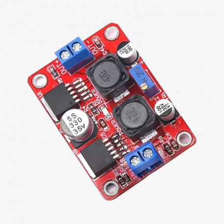 DC-DC buck-boost konverteris su LM2577 ir LM2596S (1,25-30V 2A)