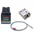 REX-C100 temp. vald. kompl. REX-C100FK02-V*DA 0-400C (K tipo termo pora, SSR-25DA relė, PID valdymo ir aliarmo funkc.)