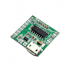 2x 3W audio stiprintuvas (2,5-5V) su PAM8403 ir microUSB