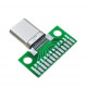 USB 3.1 Type-C jungties (kištuko) modulis (platus)