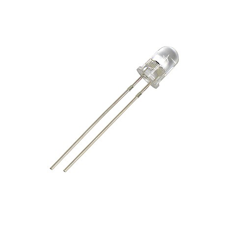 Šv. diodas 5mm skaidrus/violetinė šviesa